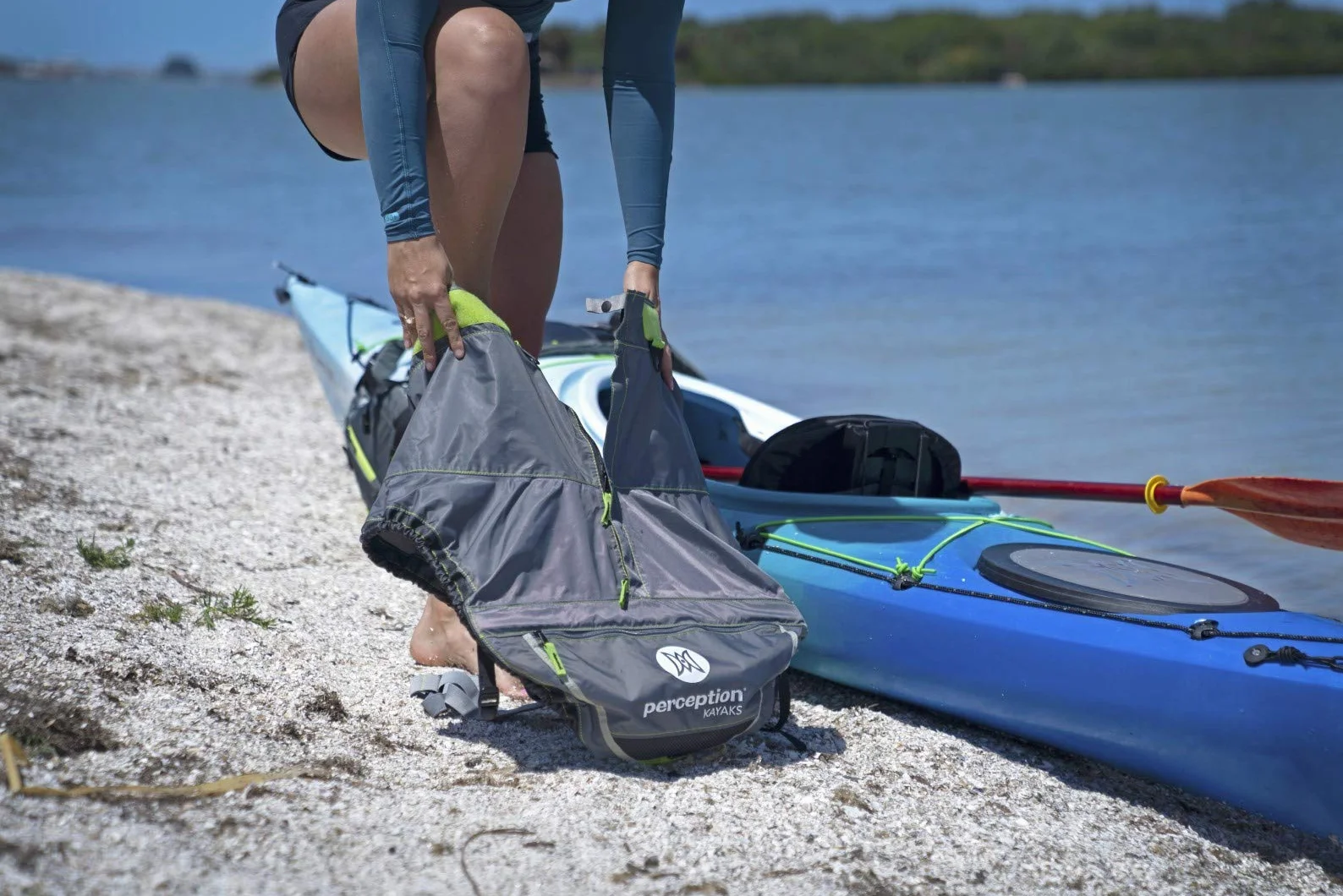 Perception Truefit - Falda pulverizadora para Kayak, Talla P7 a P12