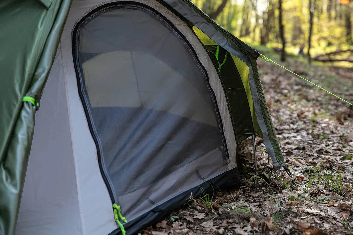 peme Tienda de Campaña Cúpula Forest, para 2 Personas, Impermeable 4000mm, Carpa Familiar Ligera para Actividades al Aire Libre como Trekking, Camping y Senderismo, con 2 Entradas
