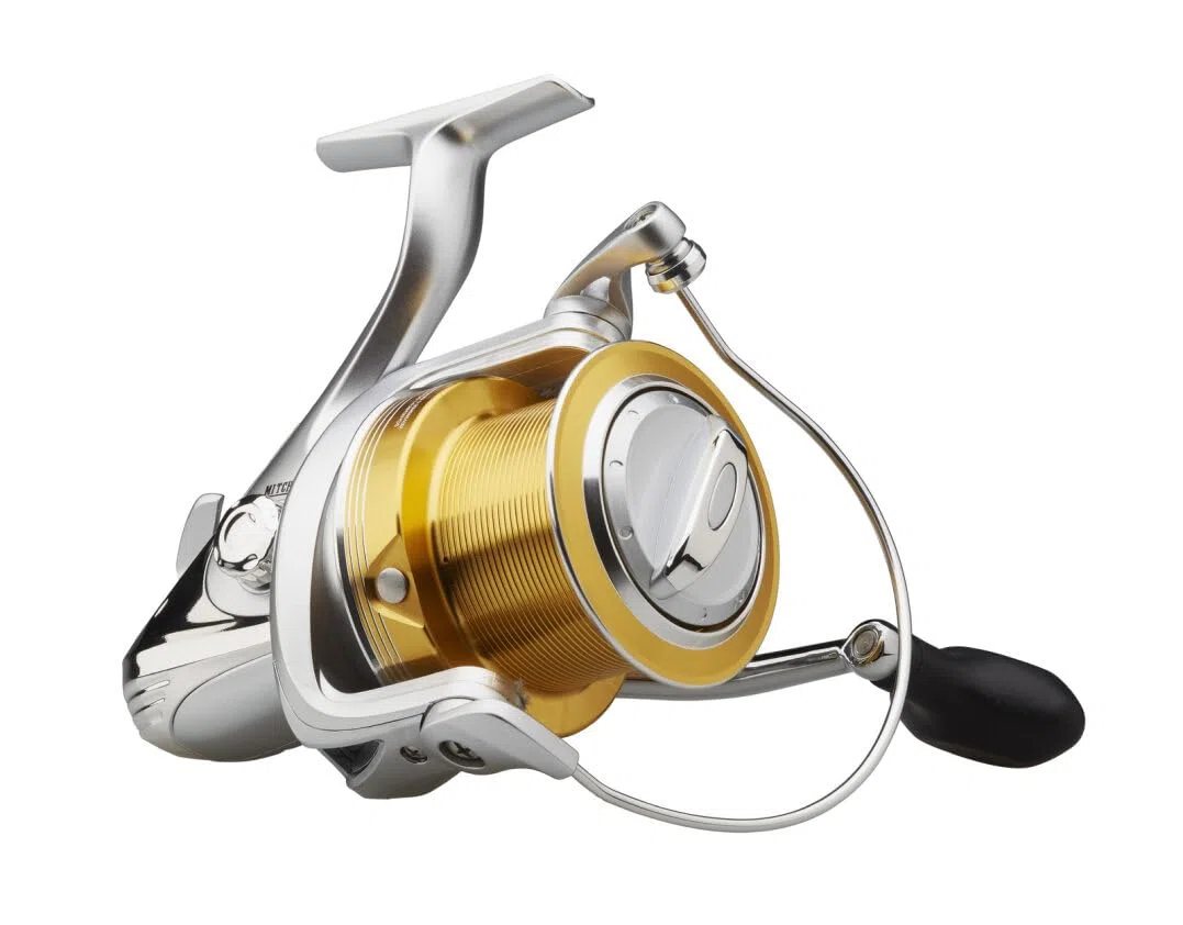 Mitchell MX Surf - Carrete Giratorio de Agua Salada, Ligero y Fuerte, con rotación Suave, 10 rodamientos para Surf, Playa, Barco, Orilla, Jigging y Uso Completo