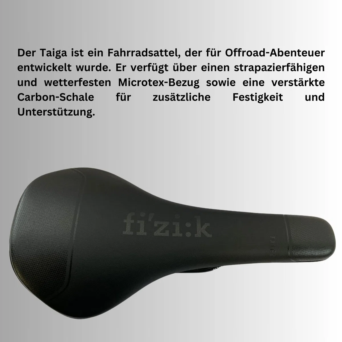 VDP Sillín de Bicicleta Fizik Taiga para Carreras, BMX, Fixie, Singlespeed y MTB - Clásico con Sistema ICS para Tija de Sillín Patentada