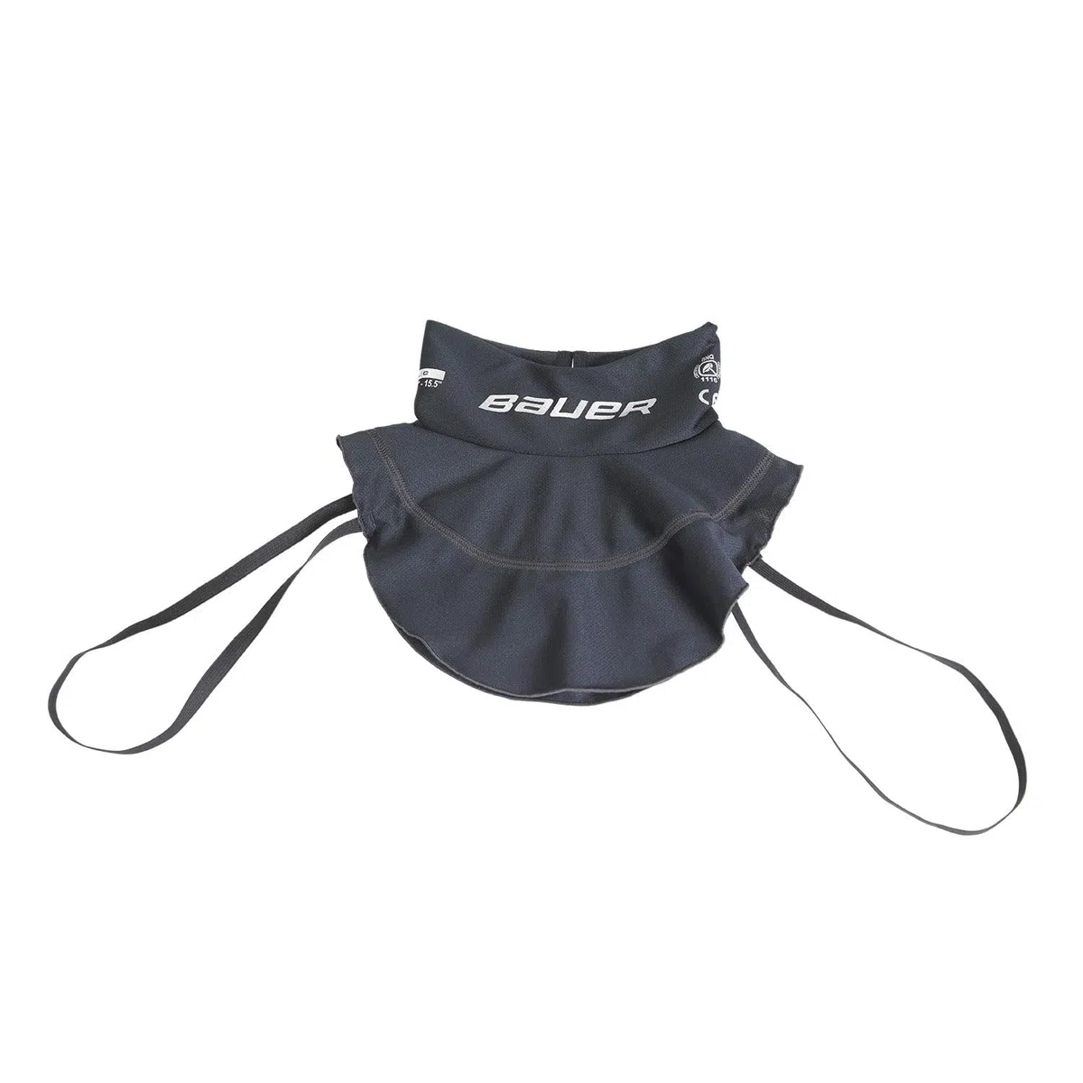 Bauer NLP23 Premium Bib - Protector para cuello de hockey sobre hielo, color negro