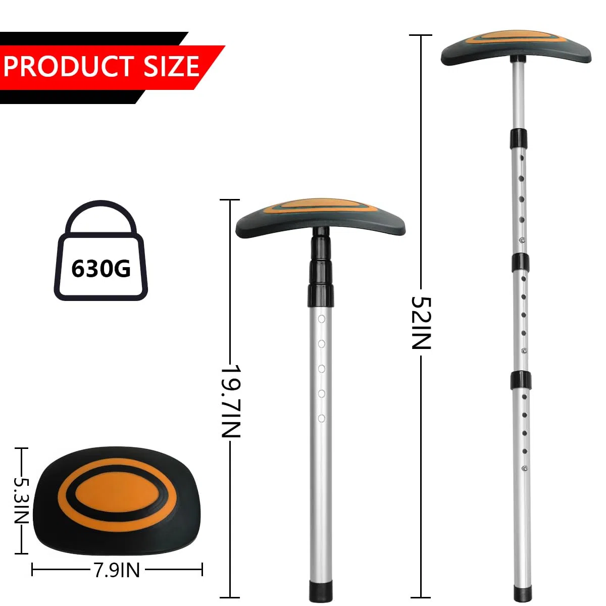 Sistema de soporte de bolsa de viaje de golf, kit de protección de viaje para palos de golf