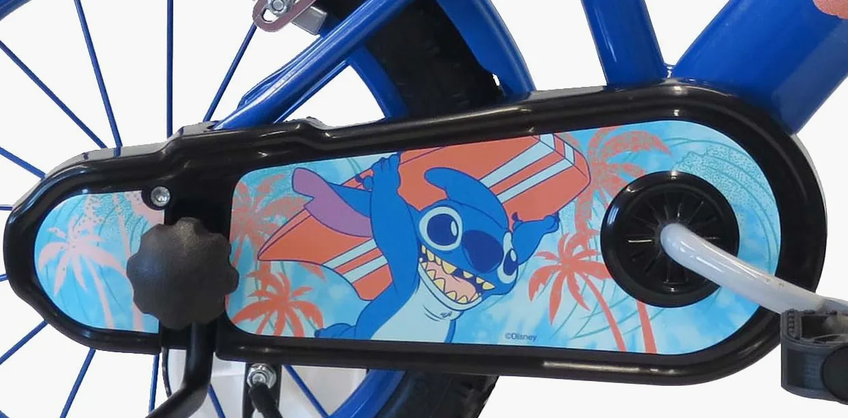 Volare Bicicletta Pollici Di Bicicleta de 14 Pulgadas de Stitch, Bebés niños, Turquesa