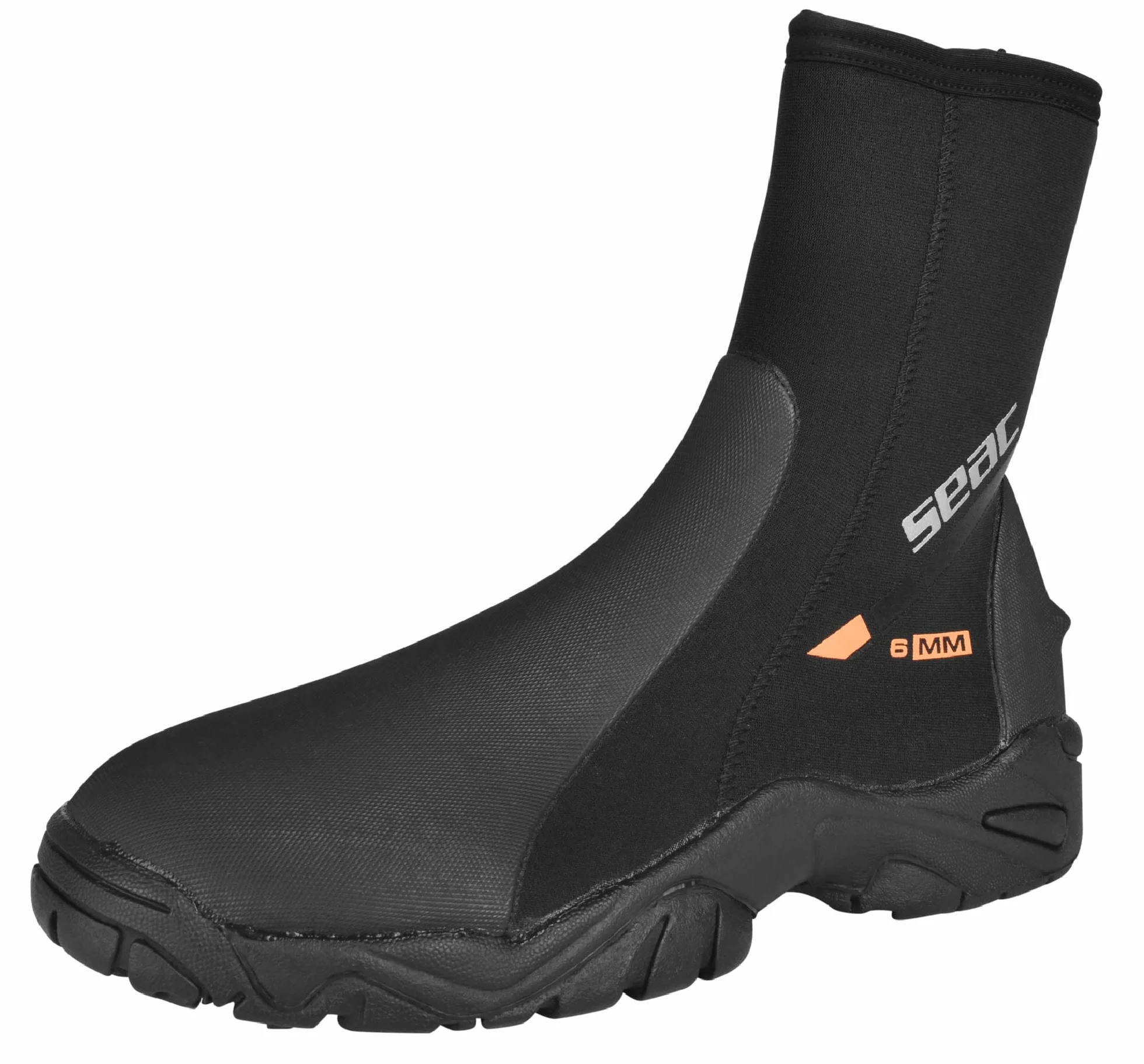 Seac Pro HD, Escarpín de Buceo, 6 mm con Suela rígida de Alta adherencia