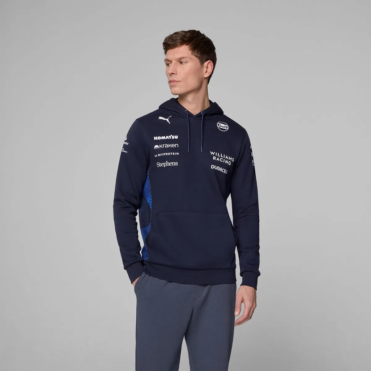 PUMA Williams Racing Formula 1 Sudadera del Equipo 2025 para Hombre - Azul Marino