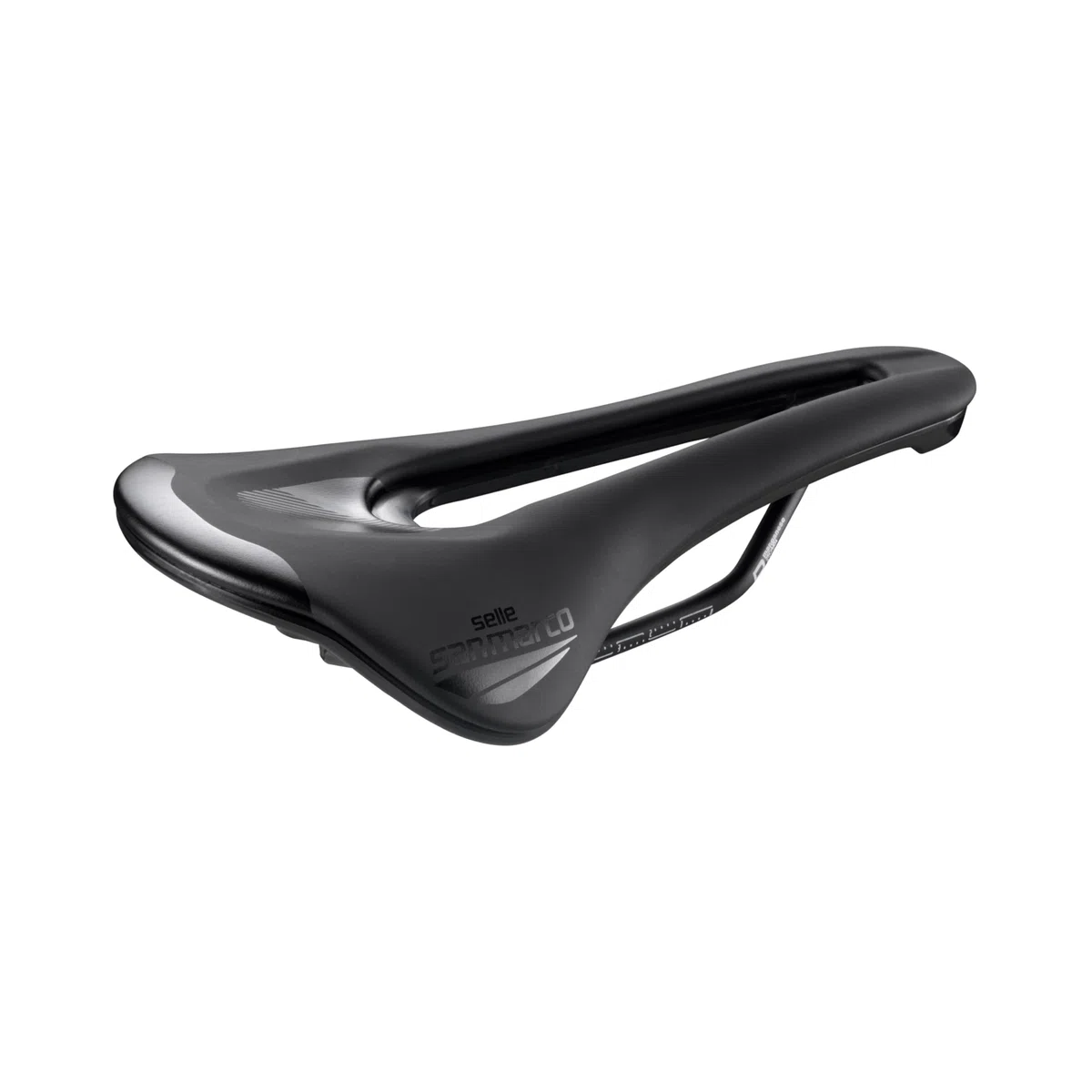 Selle San Marco Sillín Shortfit 2.0 Dynamic Negro/Negro
