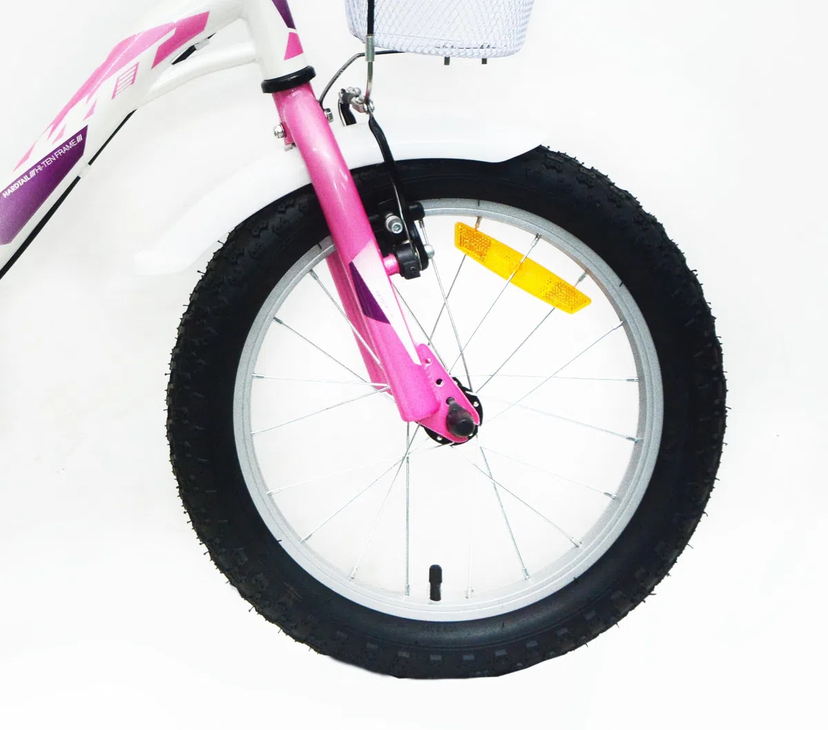 Bicicleta 16 Pulgadas niña | Bicicleta niña 5-7 años + Frenos V-Break + Estabilizadores + Cuadro Acero | Segura y Resistente