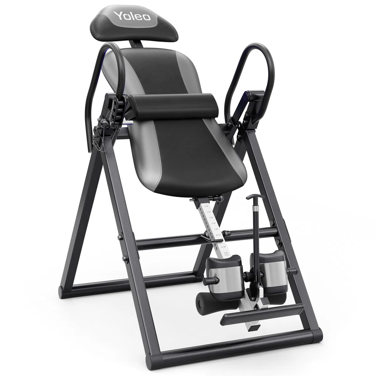 YOLEO Gravity Tabla de inversión Plegable con Bloqueo de Seguridad, Entrenador de Gravedad con Soporte Lumbar para Terapia para aliviar el Dolor