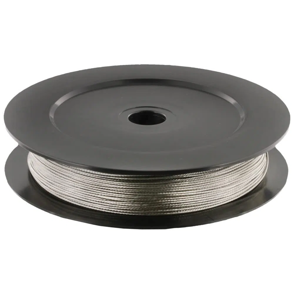 Scotty #1001 Premium Stainless Steel Replacement Downrigger Cable 300-Foot Spool