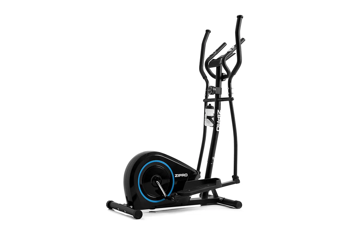 Zipro Elíptica Burn, Resistencia de hasta 120 kg, Ideal para el hogar, Equipo de Entrenamiento Cardiovascular, máquinas de Ejercicio, Entrenador doméstico, 8 Niveles de Resistencia