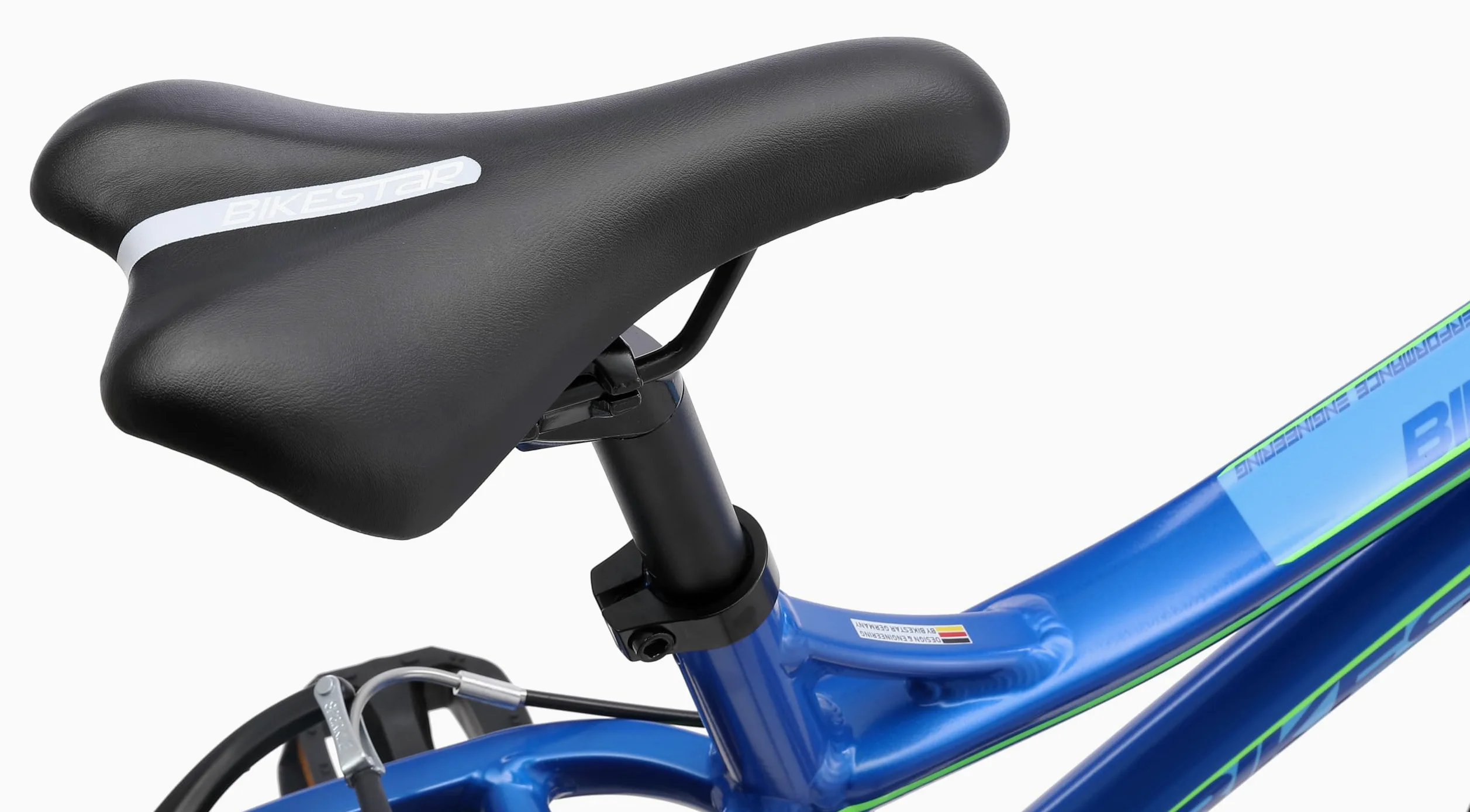 BIKESTAR Bicicleta Infantil Aluminio para niños y niñas a Partir de 4 años | Bici 16 Pulgadas con Freno en V | 16" Bici de montaña |