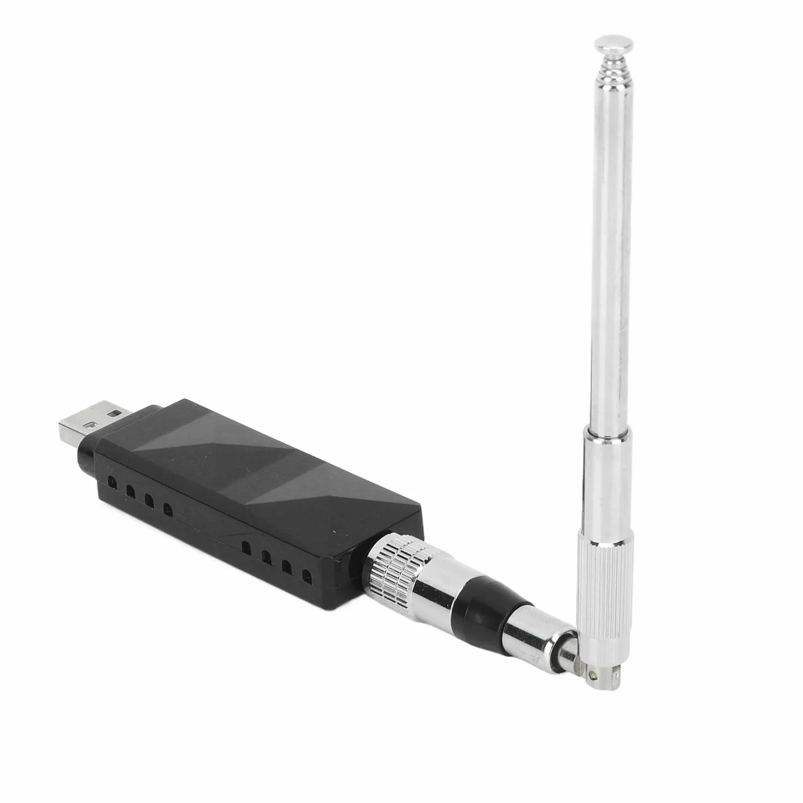 Receptor USB AIS USB con Canal Doble Portátil con Antena de Acero Inoxidable de Acero Inoxidable Plegable para Uso Marino en Barco