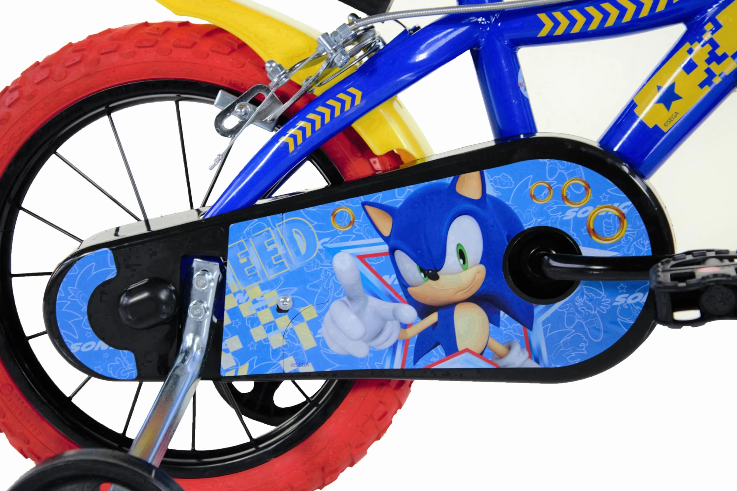 Dino Bikes Bicicleta para niño, Talla 16, Sonic 616-SC, Fabricada en Italia