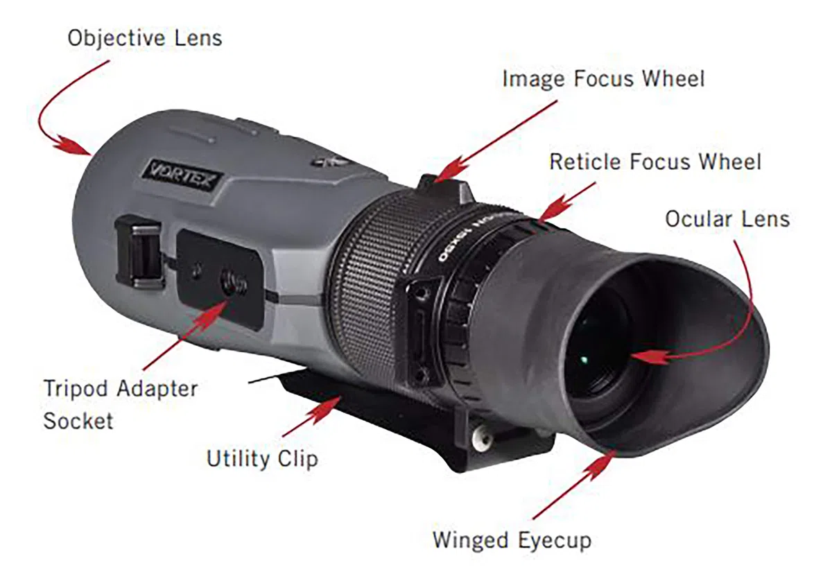 Vortex Optics Recon R/T 15x50 Tactical Scope Monocular