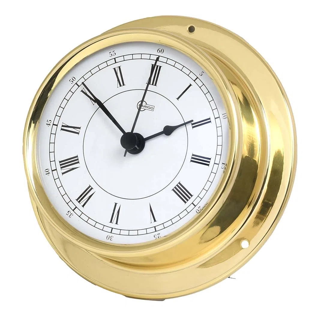 Barigo Cabin Equipment Reloj de barco Tempo latón pulido 110mm