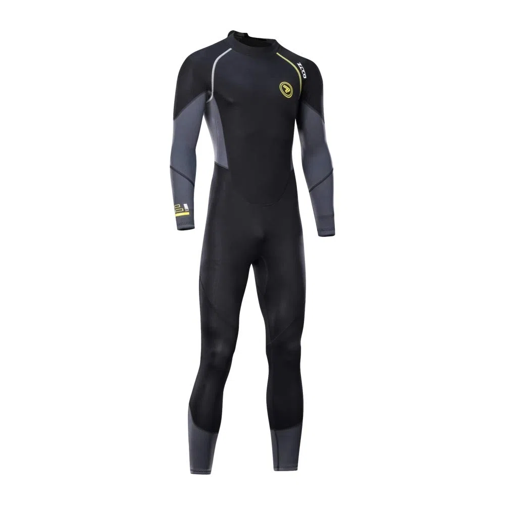 Traje de Neopreno ZCCO para Hombre Ultra Stretch 1.5 mm Traje de baño de Neopreno, Traje de Buceo de Cuerpo Completo con Cremallera en la Espalda, Una Pieza para esnórquel, Buceo