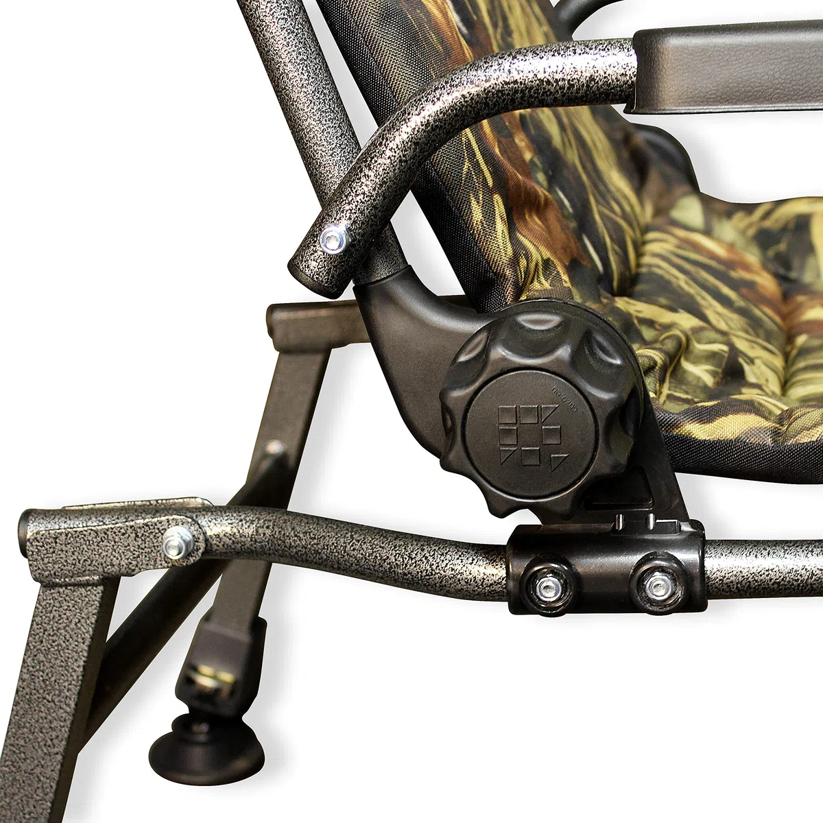 Carp F5R ST/P CAMU - Silla de camping con altura extra y mesa para cañas de pescar
