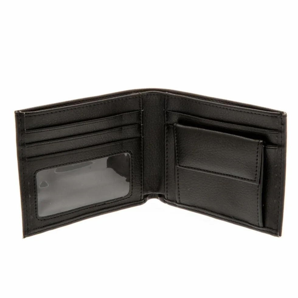 Cartera oficial del Liverpool FC, Black, 11cm x 9cm, Plegable