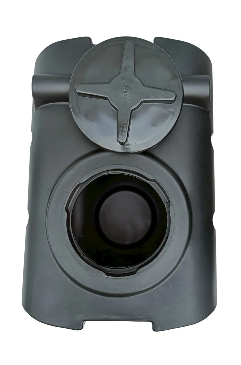 Varile Depósito de Agua Potable de 100 l, sin bisfenol A, Rosca de latón integrada de 3/4", Apto para Alimentos (Negro)