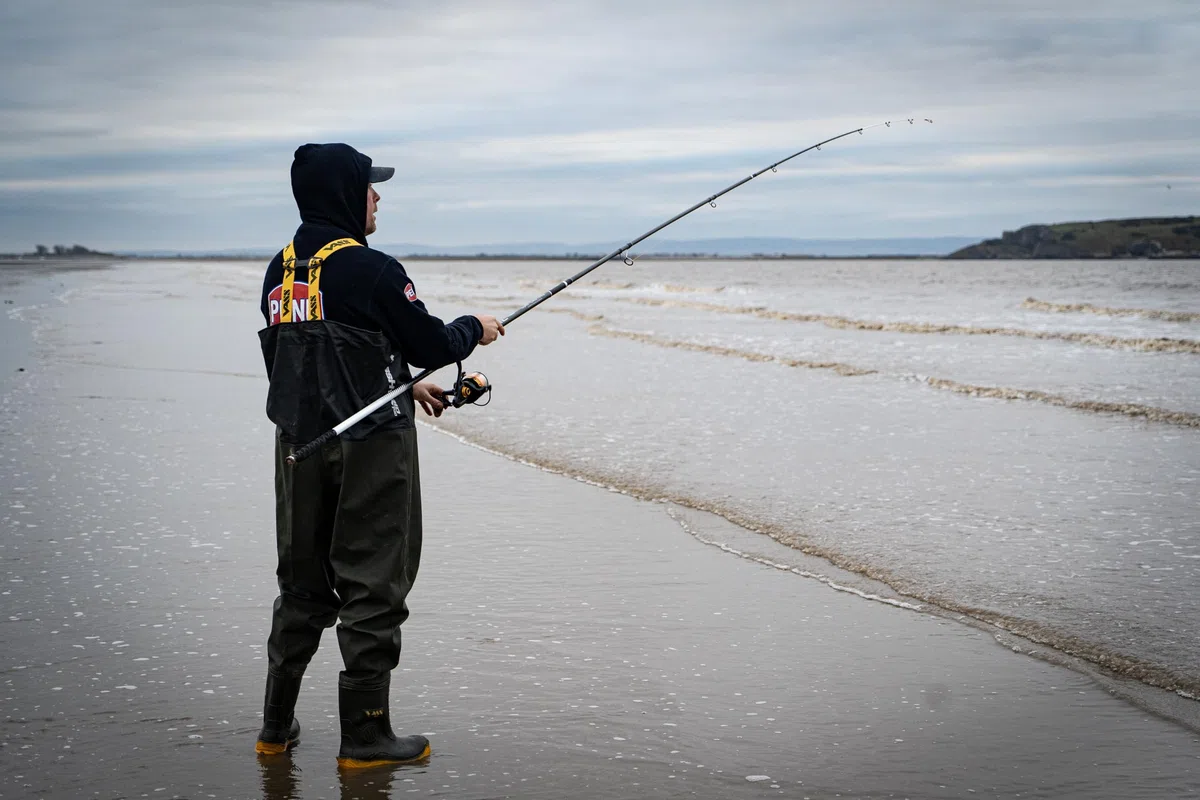 PENN Tidal XR Beach Caster Caña | Caña de surfcasting de Carbono de Alto módulo 30T/40T con tecnología X-Wrap | Lanzamiento a Distancia Extrema para carretes fijos y convencionales | 4,80 m