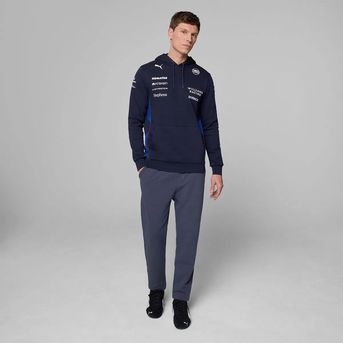 PUMA Williams Racing Formula 1 Sudadera del Equipo 2025 para Hombre - Azul Marino