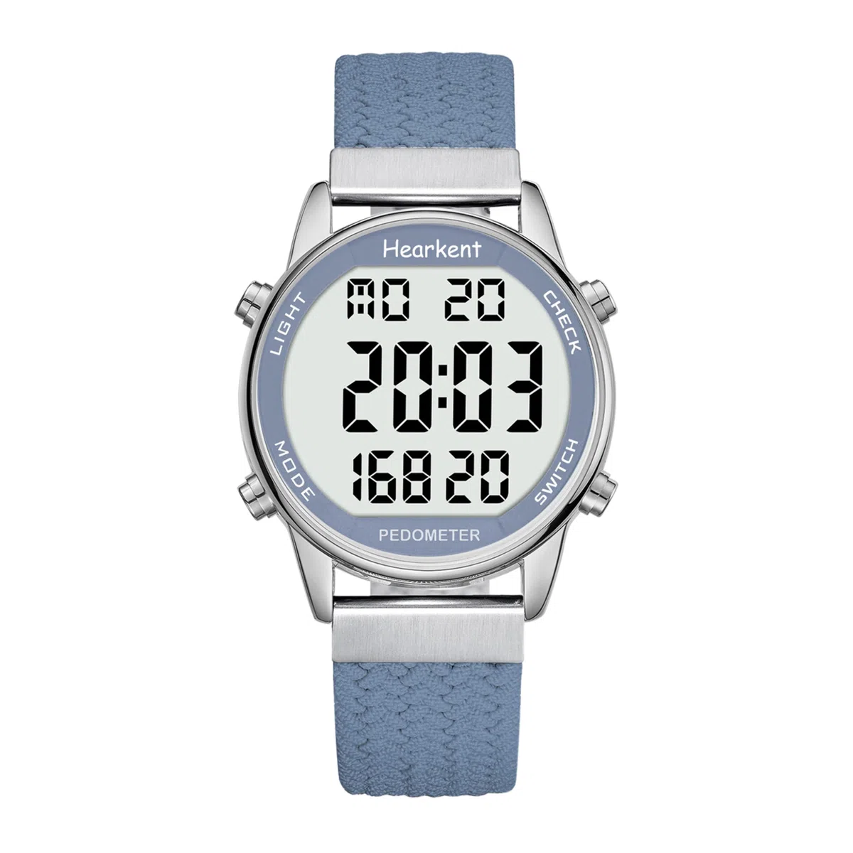 Hearkent Reloj podómetro para mujer, rastreador de fitness, reloj deportivo resistente al agua, contador de calorías, reloj de pulsera con pantalla digital grande, personas mayores, mujeres, ancianos