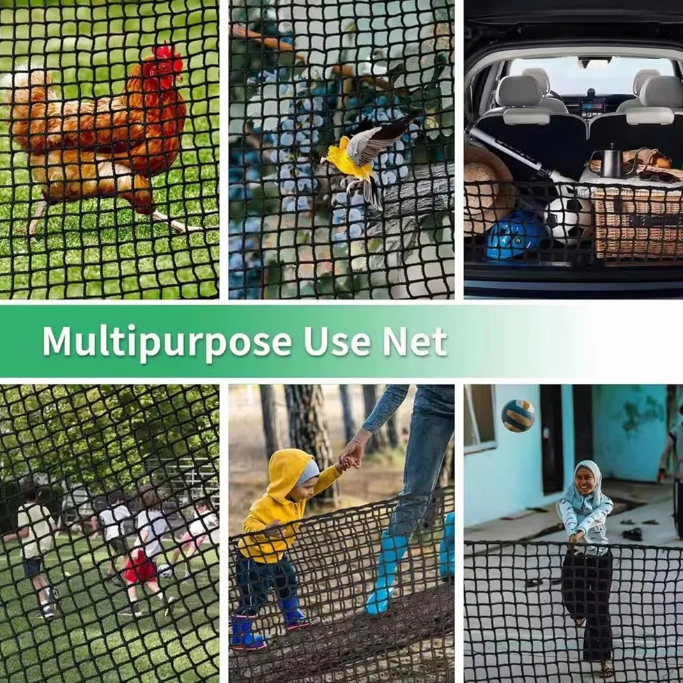 Red de Práctica Golf 3mx6m con Diana Integrada–Malla Poliéster Negro 2,54cm +10 Bolas Elásticas+4 Mosquetones–Bordes Reforzados, Instalación Rápida en Jardín|Red Entrenamiento Swing Exterior/Interior