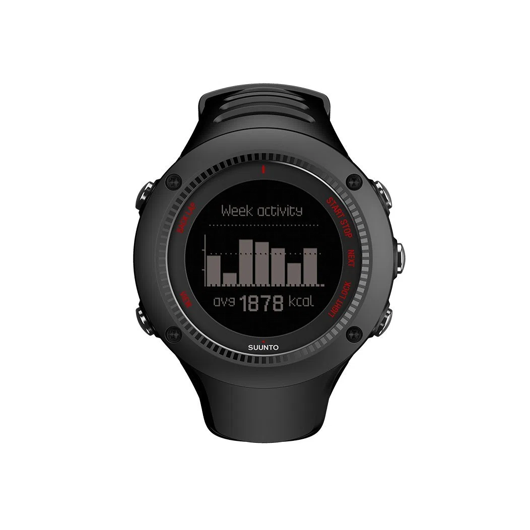 Suunto - Ambit3 Run HR - SS021257000 - Reloj GPS Multideporte + Cinturón de frecuencia cardiaca (Talla M) - Sumergible 50 m - Negro