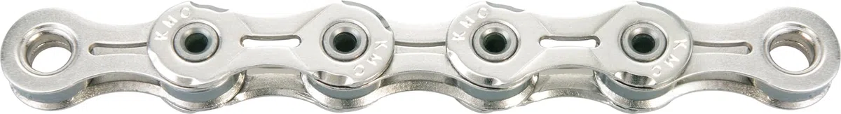 Cadena de bicicleta KMC X11 SL Ti-N Silver, 1/2" x 11/128", 118 eslabones, 11 velocidades, ligera, plateada