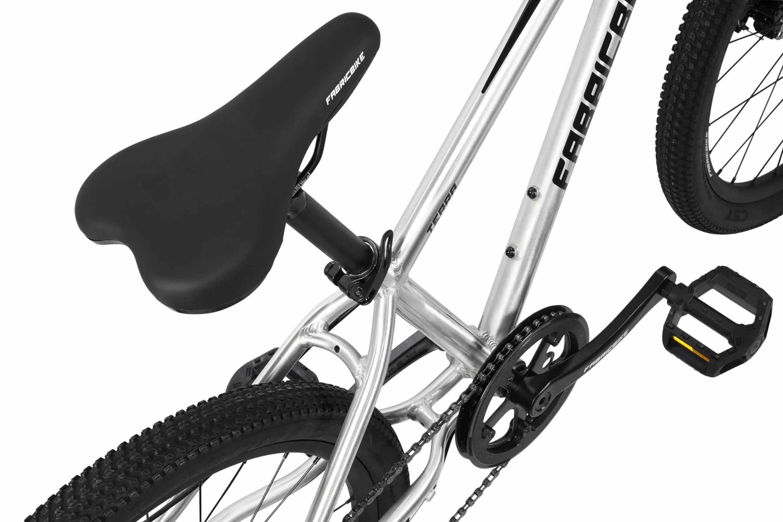FabricBike Terra - Bicicleta de montaña de Aluminio 24 Pulgadas para niños de 8, 9, 10 y 11 años, Bicicleta MTB, Freno de Disco, Cambio de 7 velocidades, Suspensión Delantera.
