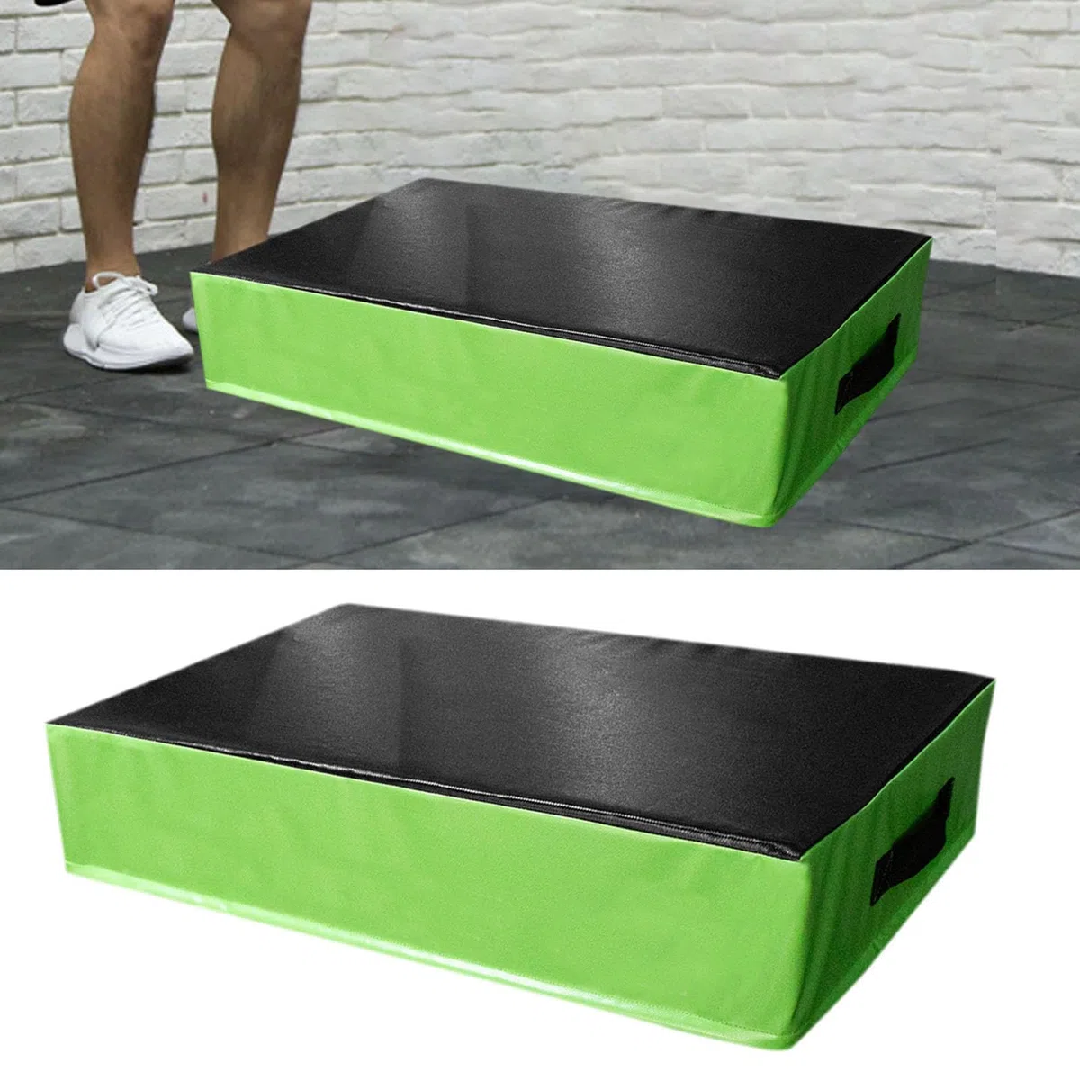 rockible Cajón de Salto pliométrico Multiusos para Gimnasio en casa, para protección del Suelo, Espuma Suave, Antideslizante, Ligero, para Entrenamiento de