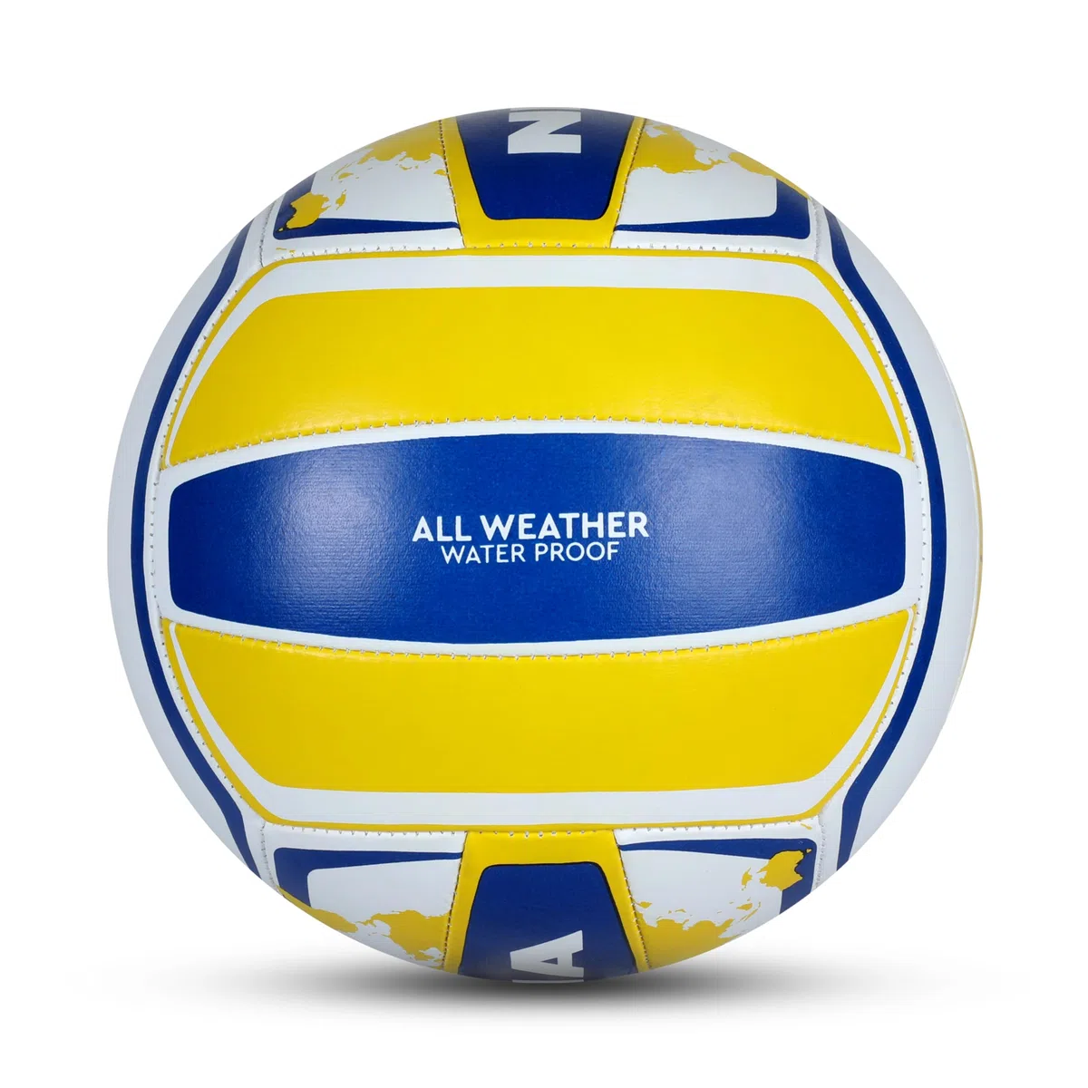 Nivia Rubber Kross World Voleibol (4, Amarillo/Azul)