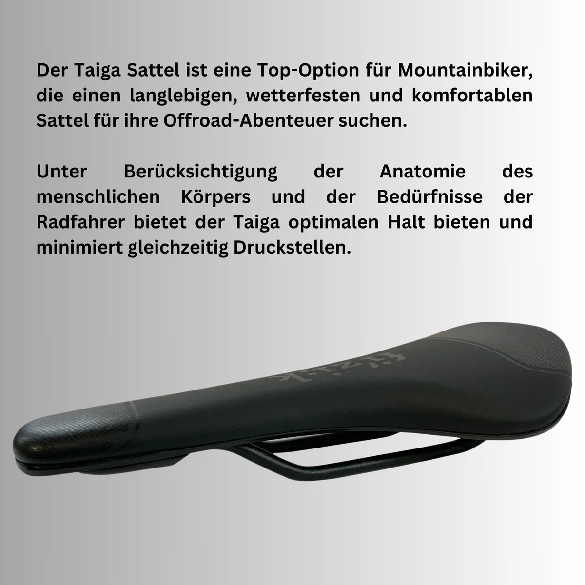 VDP Sillín de Bicicleta Fizik Taiga para Carreras, BMX, Fixie, Singlespeed y MTB - Clásico con Sistema ICS para Tija de Sillín Patentada