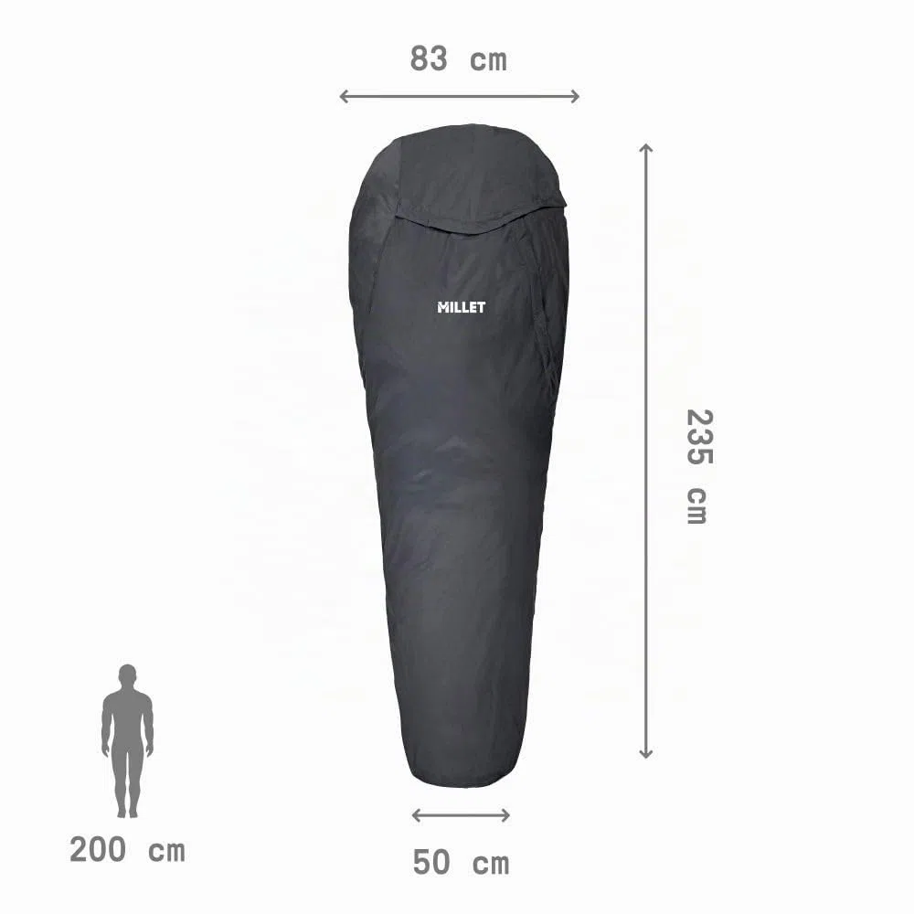 Millet Funda Vivac Impermeable Dryedge – Transpirable, Compacta y Ligera – Protección Estanca para Saco de Dormir – Ideal para Senderismo, Trekking y Alpinismo