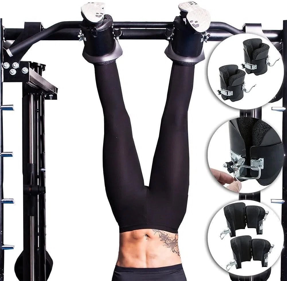 Botas de inversión con correa, botas de gimnasio para la tonificación abdominal lumbar