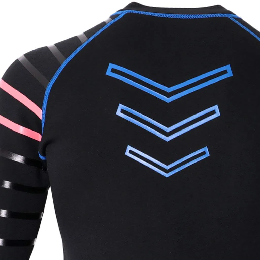 Chaqueta de neopreno para hombre, 3 mm para mantener el calor, para buceo, surf, natación, kayak, wakeboard, color negro, 3XL