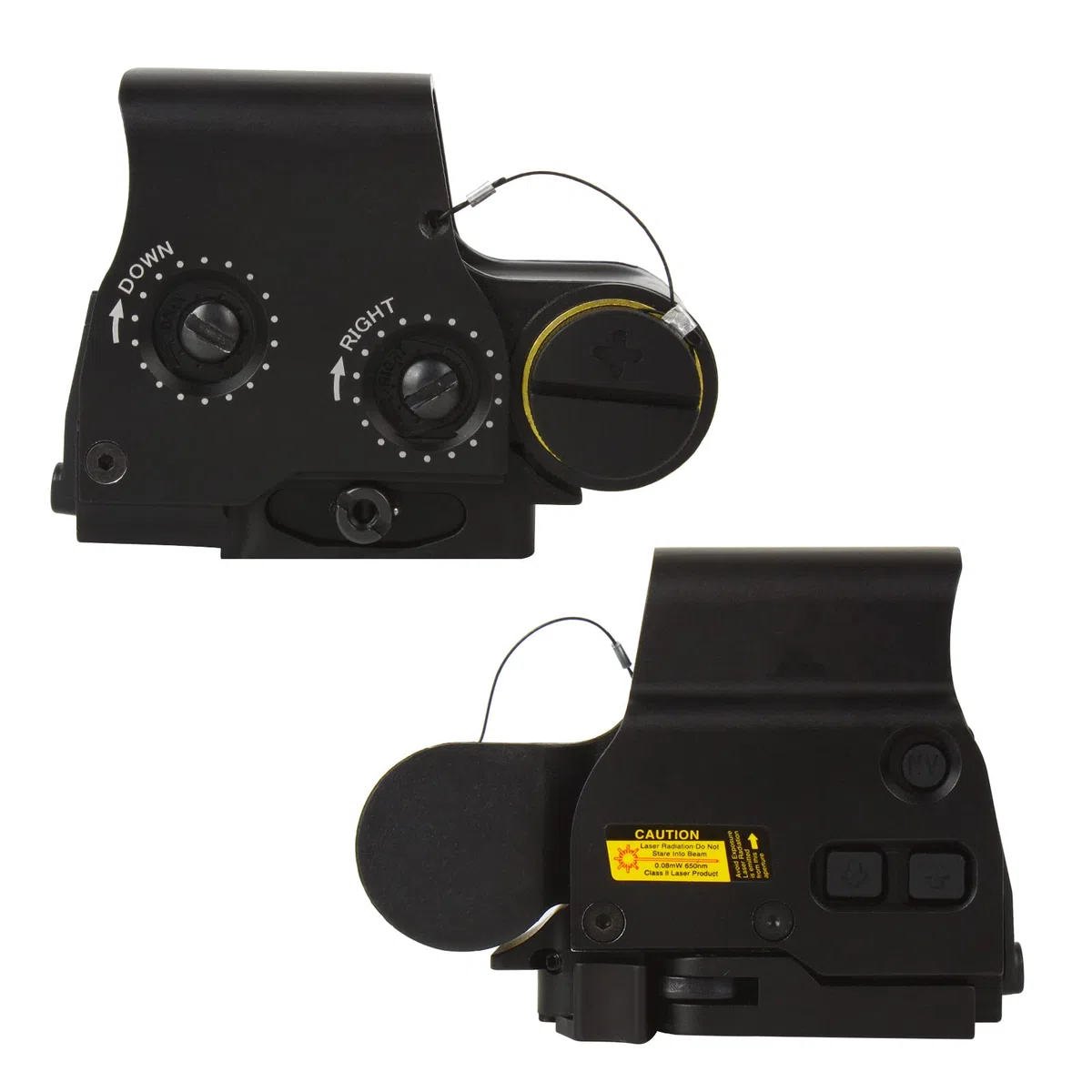 Tactical Red & Green Illumination Holosight 20mm Rail Reflex Sight Scope Point Visor Holográfico Sight CJ/MZJ-9 (Tipo C)