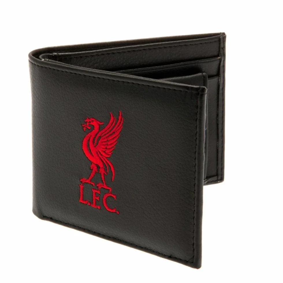 Cartera oficial del Liverpool FC, Black, 11cm x 9cm, Plegable
