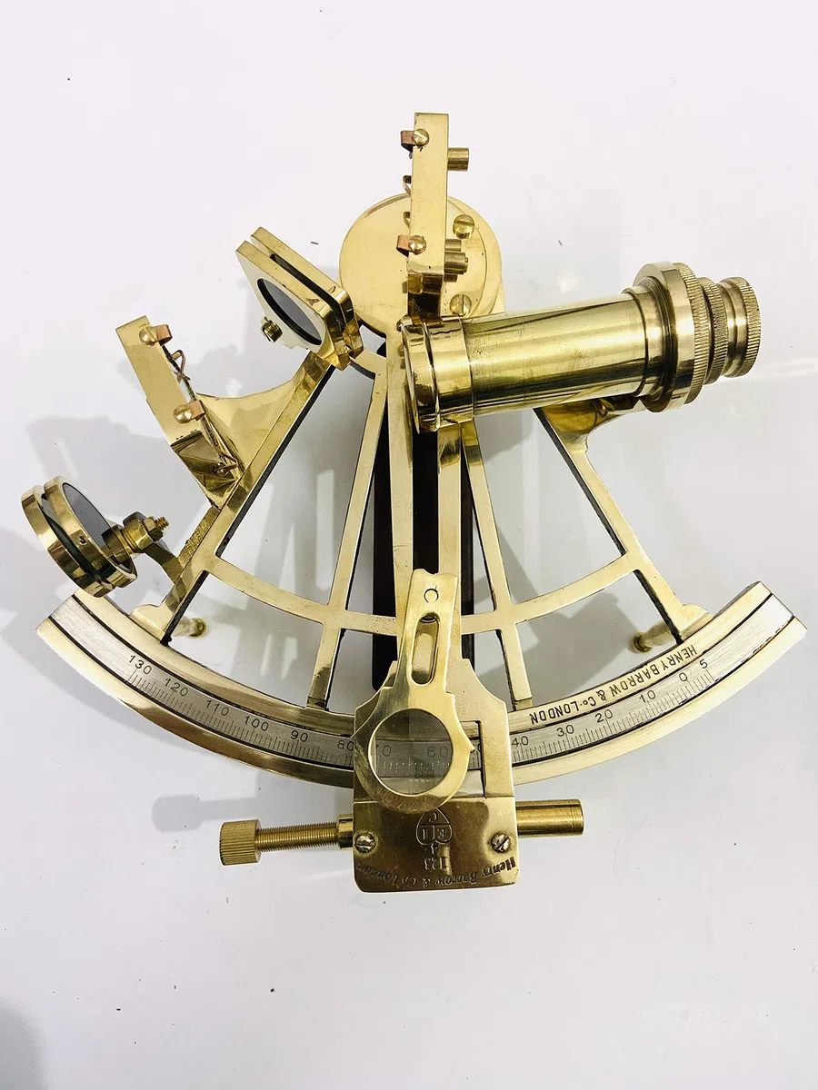 Nautical 8" Brass Working Sextant Navigational Marine Ship Astrolabe Sextant