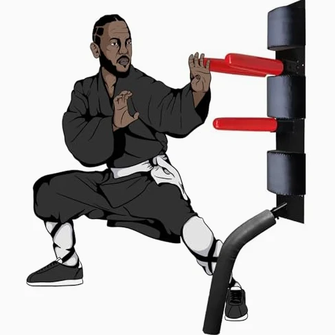 Muñeco de entrenamiento de Kung Fu para montar en la pared, para practicar artes marciales y ejercicios de patadas
