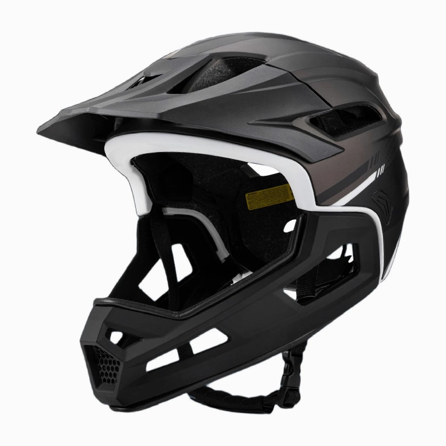 Casco para Bicicleta Ajustable, Casco Integral MTB con Mentonera Desmontable y Ventilación, Casco Bicicleta Adulto para Patineta, Snowboard, Ciclismo de Montaña, para Mujeres y Hombres