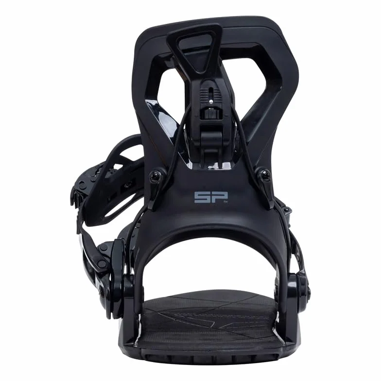 SP- Fijaciones Snowboard Automaticas Modelo Base+ Multientry Medida L Pie 43-45 EU 8-12 US para Hombre. Fijacion snow Color Negro Freestyle Freeride Talla Flow Salomon Burton Union Supermatic step on