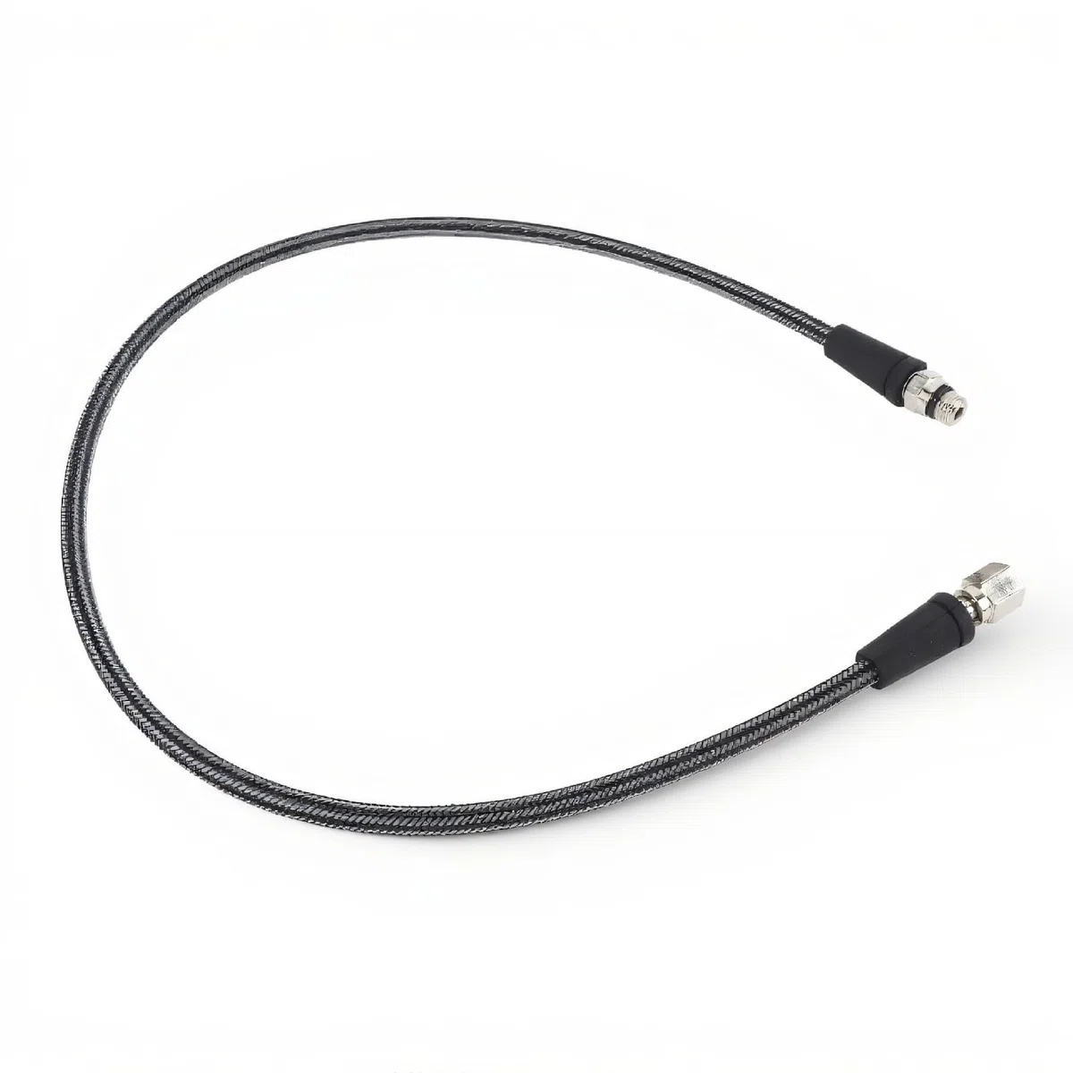 Dpofirs Manguera de Alta Presión para Buceo 80 cm Fibra de Carbono Tejida Flexible para Regulador BCD y Manómetro
