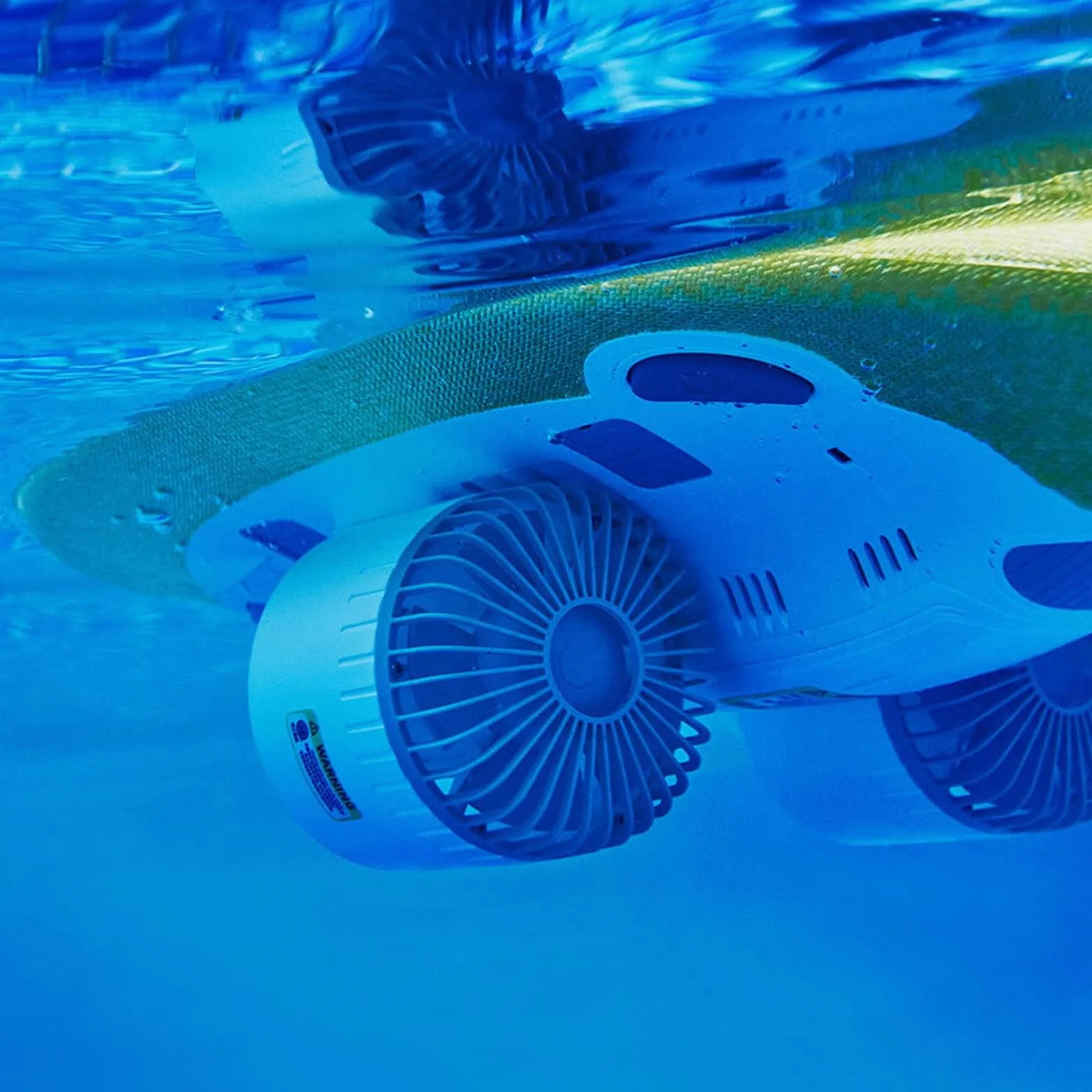 Scooter submarino portátil, pontón hidráulico, refuerzo de natación para jugar en el agua, flotar y bucear