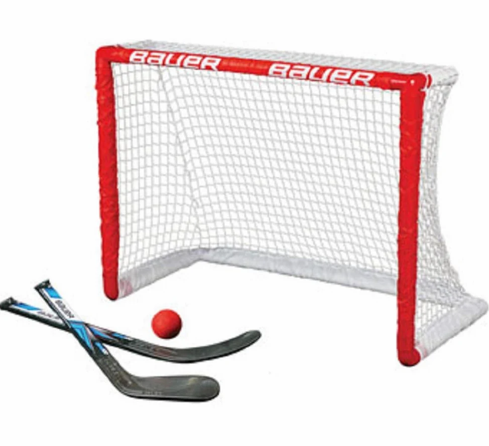 Bauer Juego de portería (77,5 x 58,4 cm), Color Rojo, Knee Hockey Portería de Hockey I Juego de porterías de Hockey I Rojo I 1046682 I 30.5 x 23 x 13,5