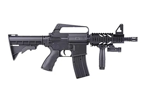 Well Airsoft CQB 16-A5 - Rifle para Airsoft,con Muelle,de Recarga Manual (0,5 Joule) - con Accesorios