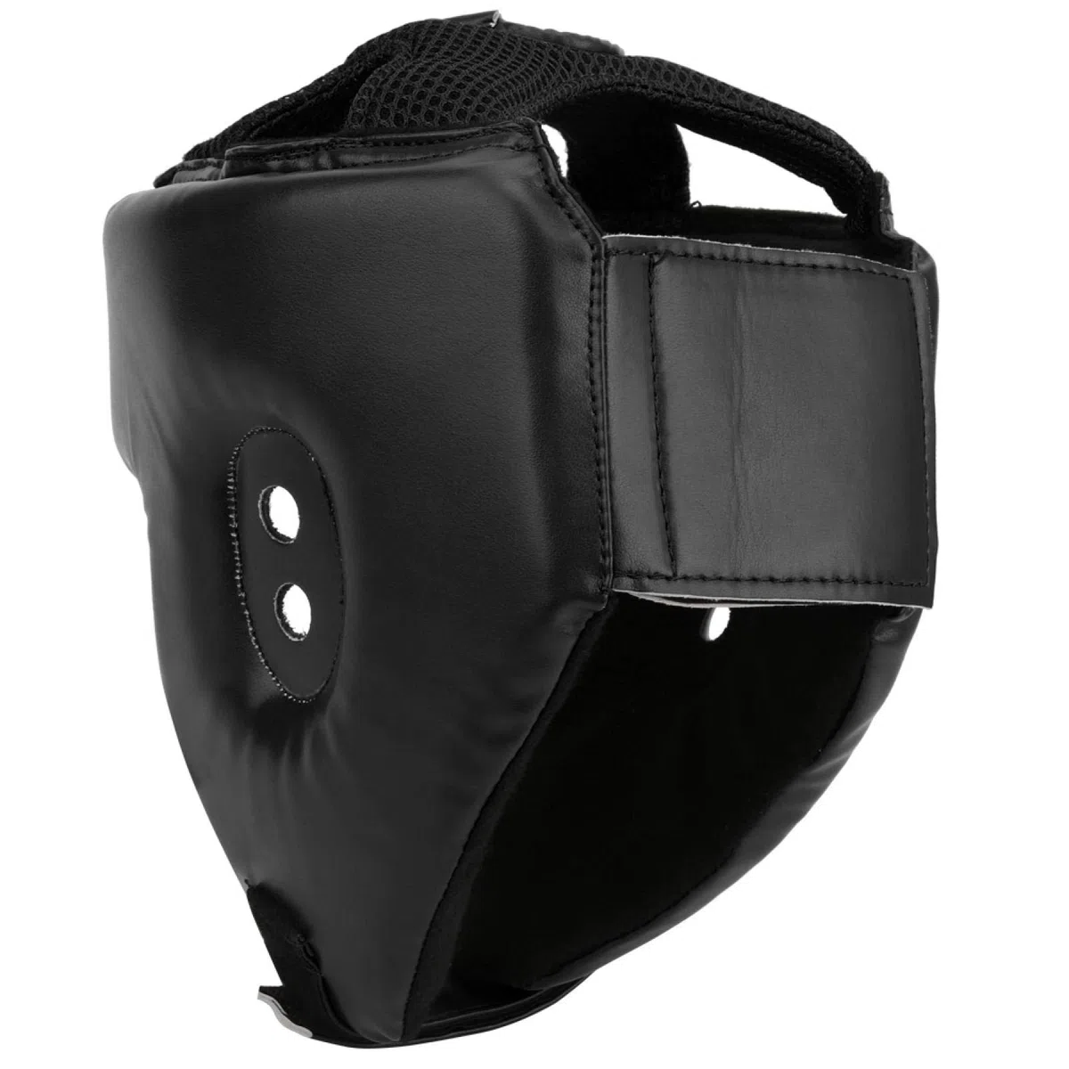 Casco de Boxeo Casco de Boxeo Cuero de PU Protector de Cabeza Ajustable Sanda Kickboxing Entrenamiento Defensa MMA Headgear