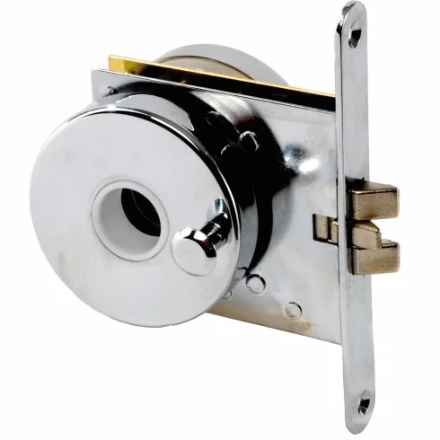Osculati Serratura incasso ottone cromato 60x70 mm (Recess-fit Simple Lock Chromed Brass