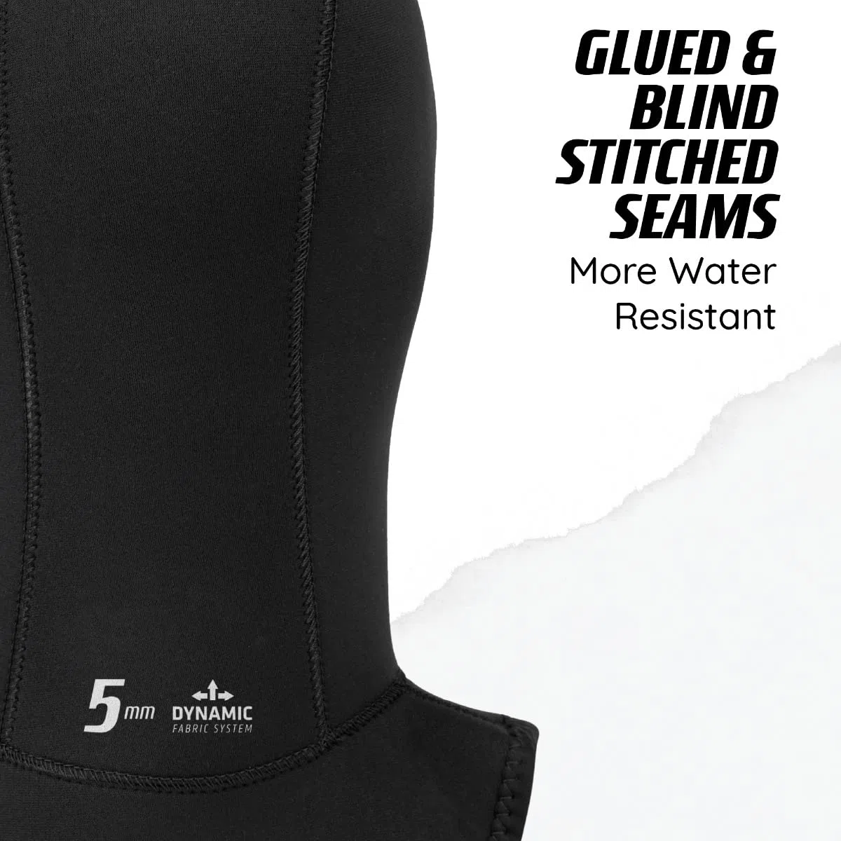Osprey Wetsuit Hood | Unisex Adult 5mm Neoprene, Durable, Thermal Diving Hood for Snorkelling, Surfing and Swimming, Multiple Sizes, Black