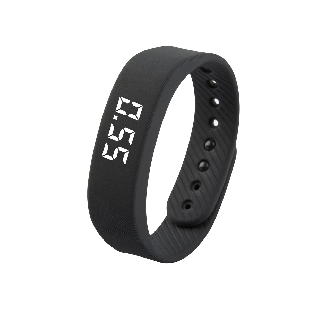 Reloj podómetro digital impermeable – Contador de pasos sin Bluetooth, reloj de seguimiento de fitness con alarma vibratoria silenciosa, pantalla LED, no requiere aplicación, reloj digital impermeable
